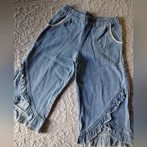 Matilda Jane Girls Capri Pants Pin Stripe, Size 6